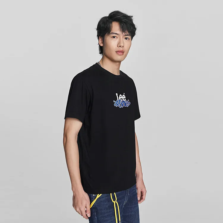 Lee T Shirts Men Black-5