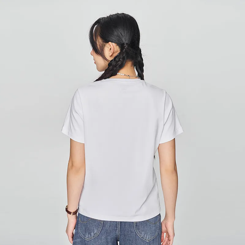 Lee T Shirts Women's White-6