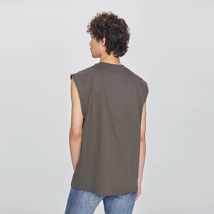 Lee Tank Tops Men Brown-4