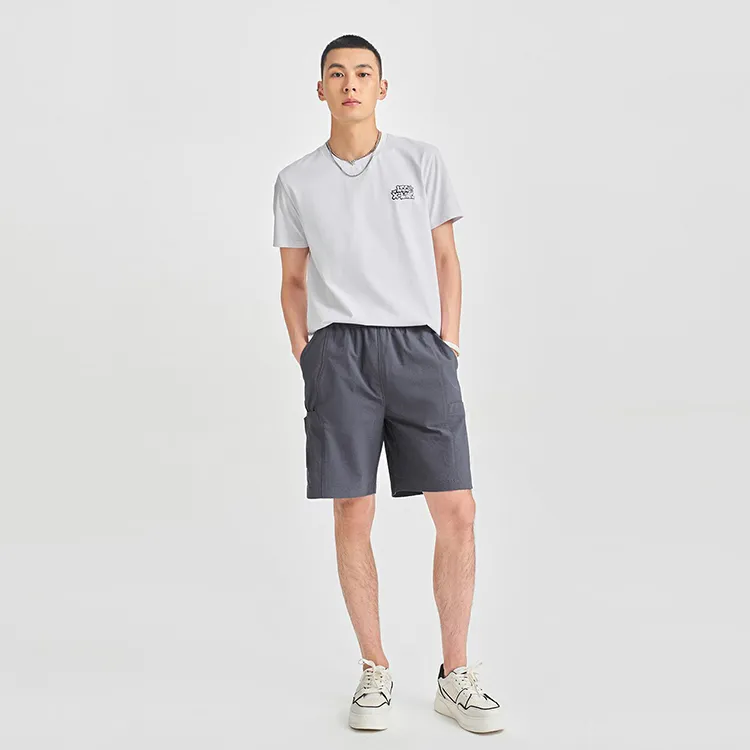Lee Casual Shorts Men Gray-4