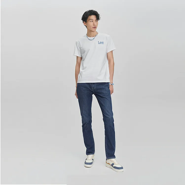 Lee T Shirts Men White-5