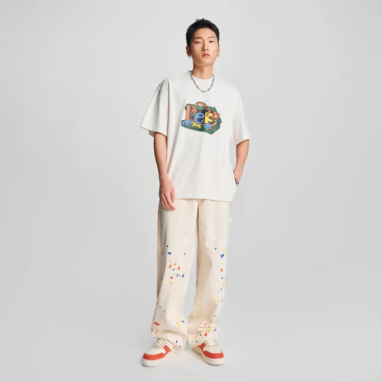 Melting Sadness X Lee T Shirts Unisex Ivory-5