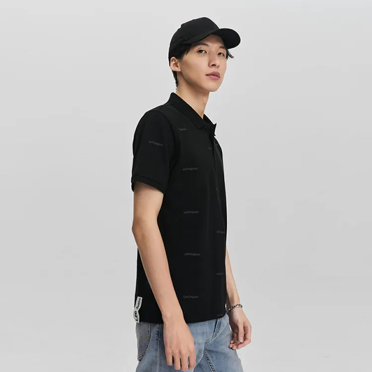 Lee Polo Shirts Men Black-2