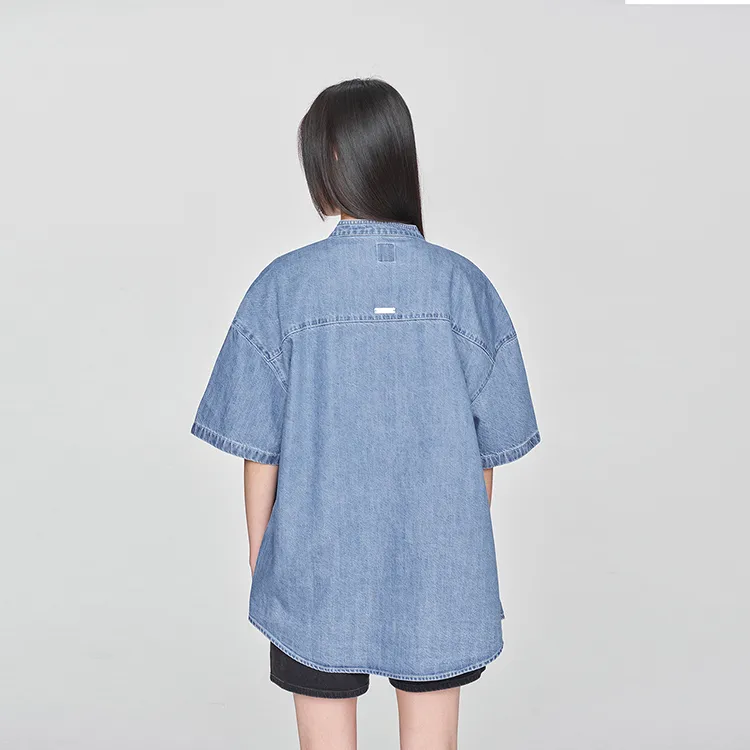 Lee SS25 Shirt Women's Medium Light Blue-4
