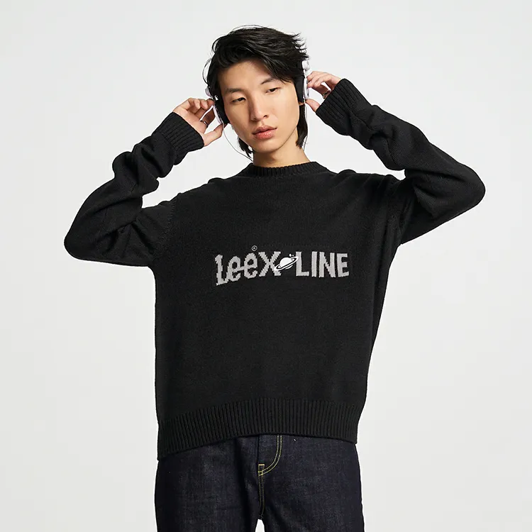 Lee Xline Sweaters Men Black-2