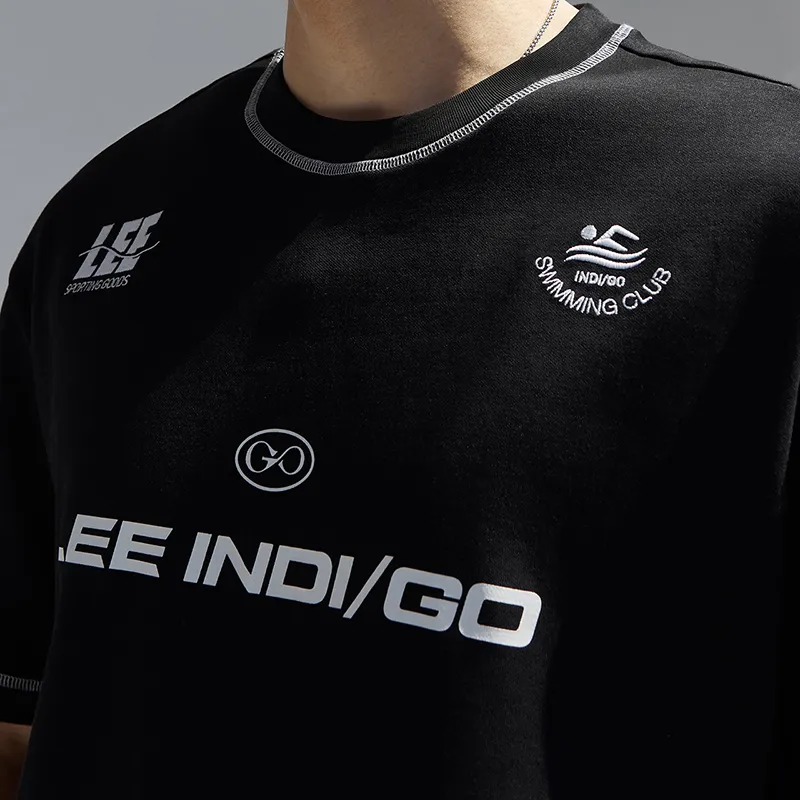 Lee T Shirts Men Black-5