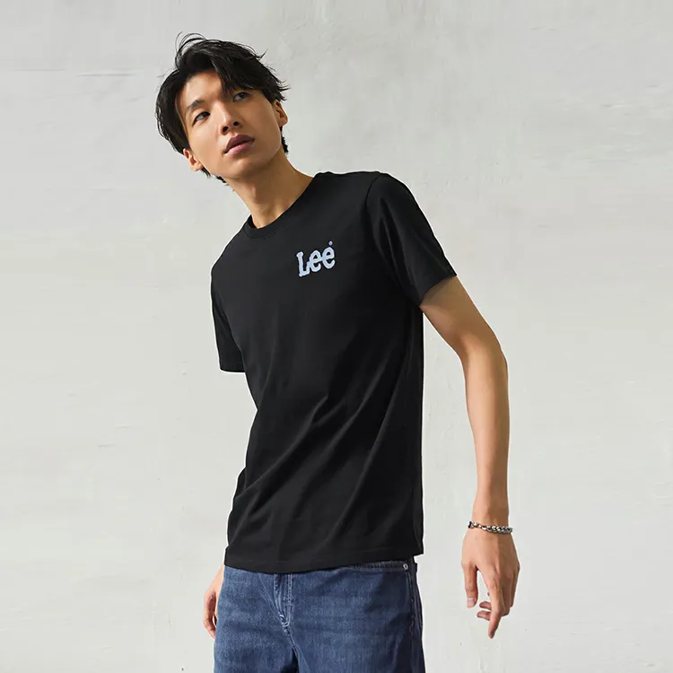 Lee T Shirts Men Black-2