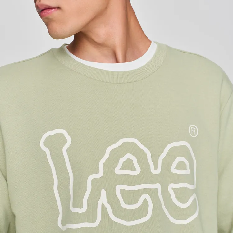 Lee FW24 Sweatshirt Men's Green-2