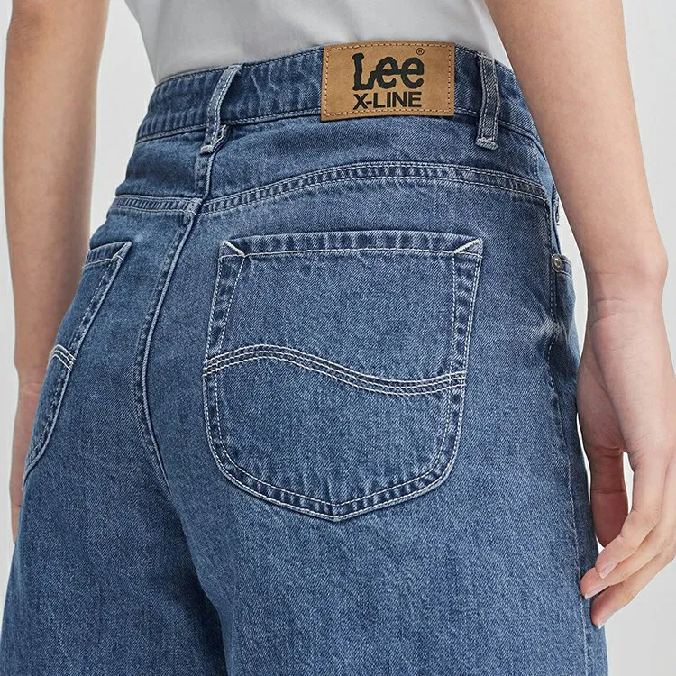 Lee Denim Shorts Women's Medium Blue-5