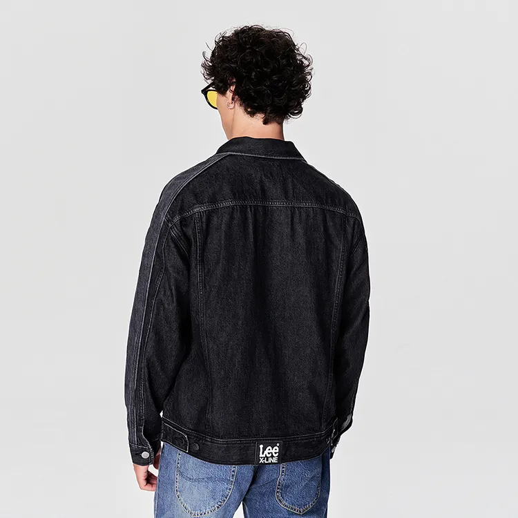 Lee Xline Denim Jackets Men Black-6