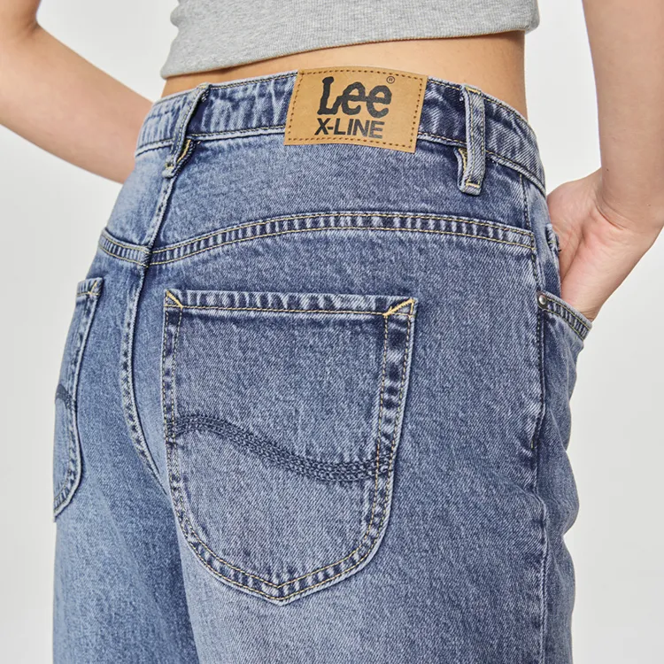 Lee SS25 Jeans Women's Medium Light Blue-6