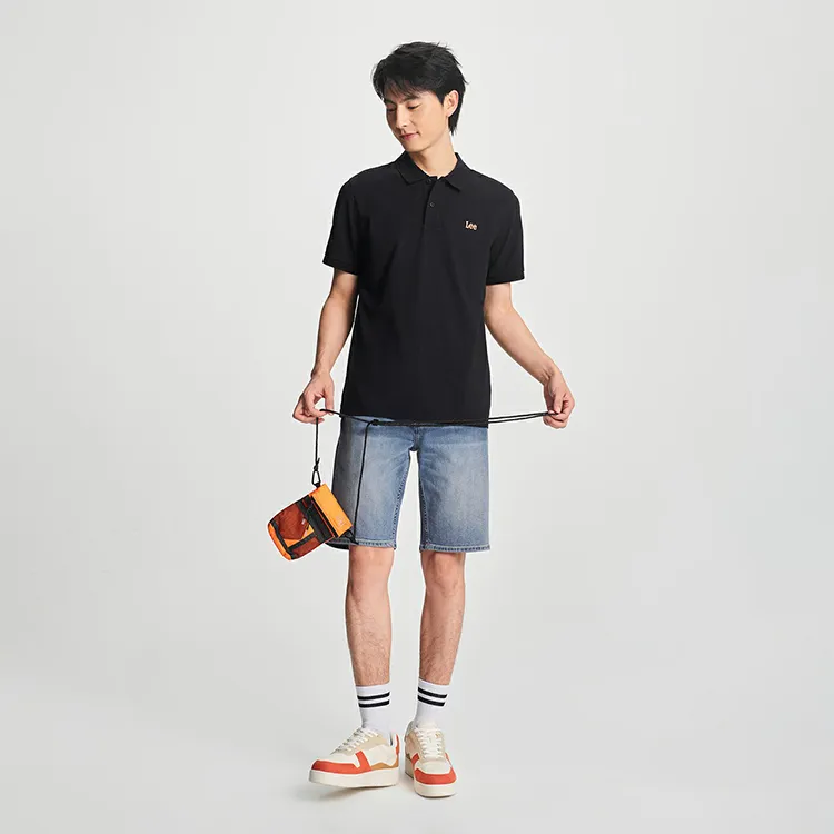 Lee Polo Shirts Men Black-4