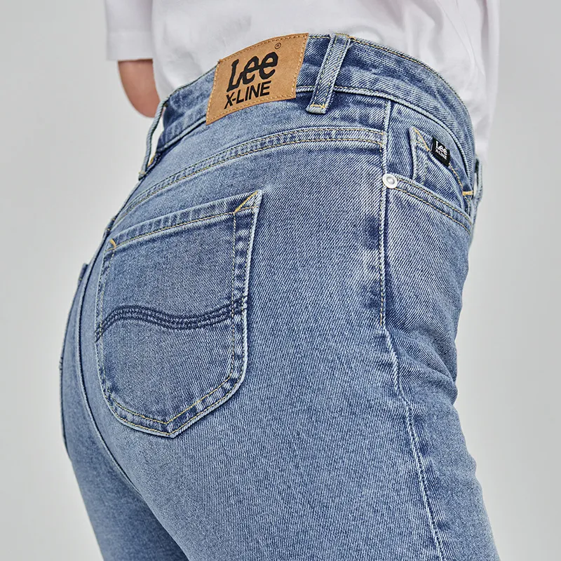 Lee Xline Jeans Women's Medium Light Blue-4