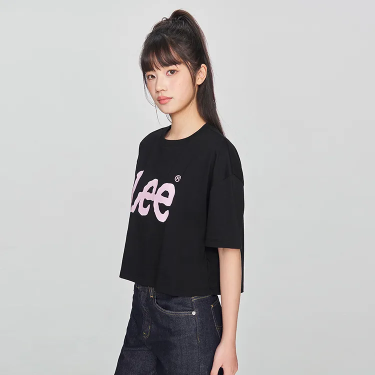 Lee SS25 Regular T Shirt Women's Black-5