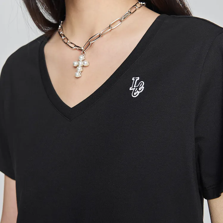 Lee Regular T Shirt Women's Black-5