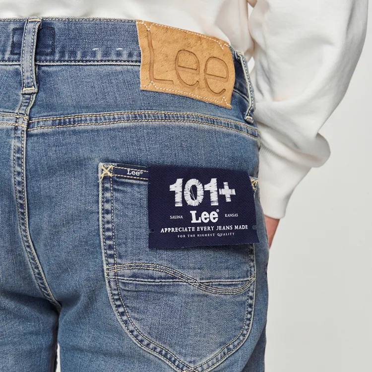 Lee FW24 Jeans Men's Medium Dark Color Washed-5