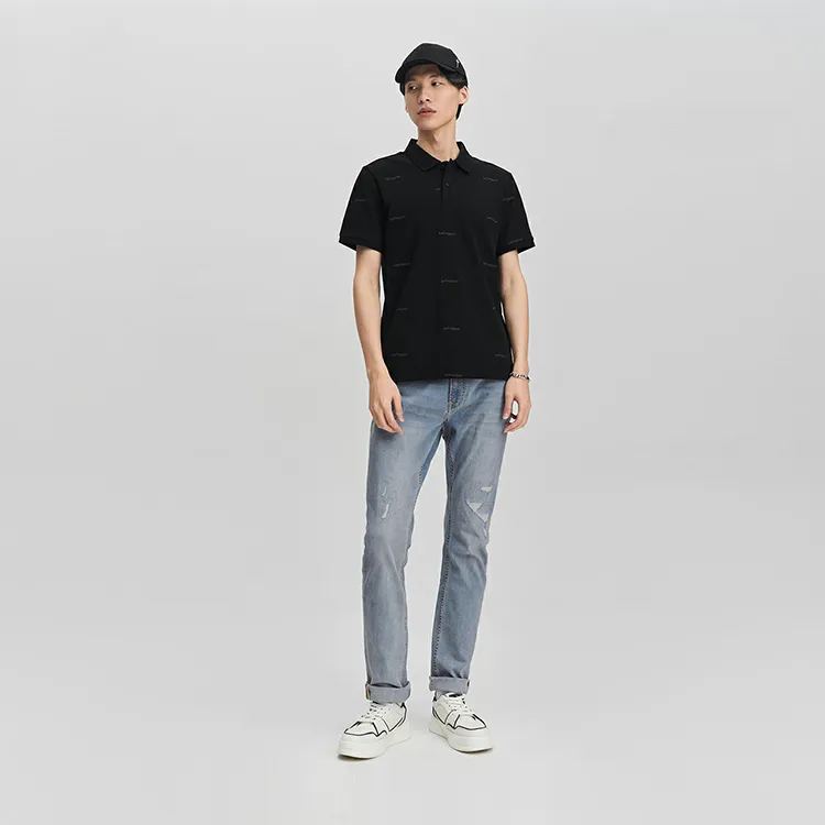 Lee Polo Shirts Men Black-5