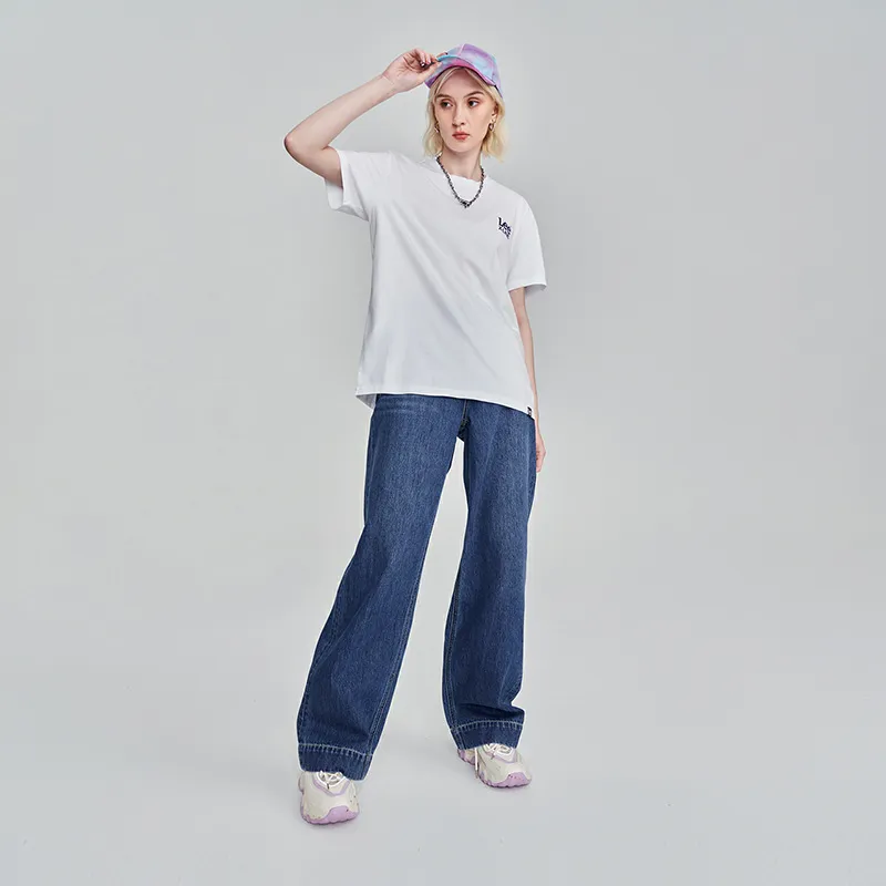 Lee Xline T Shirts Unisex White-6