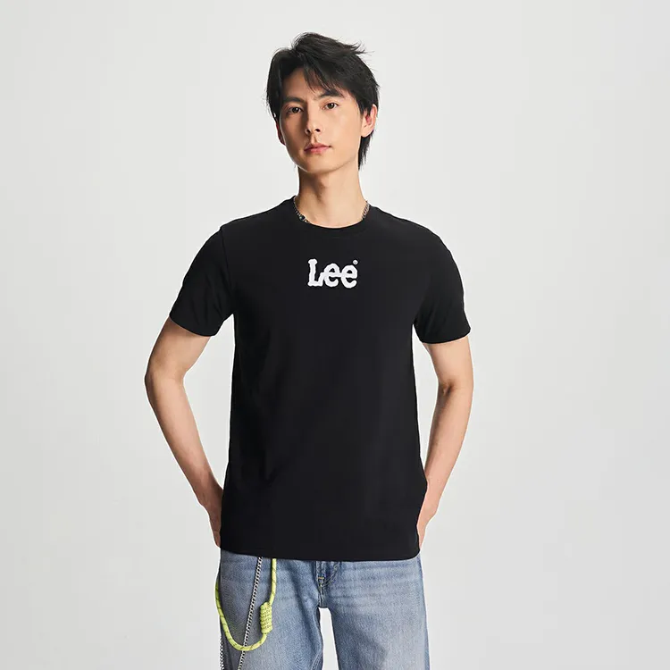 Lee T Shirts Men Black-2