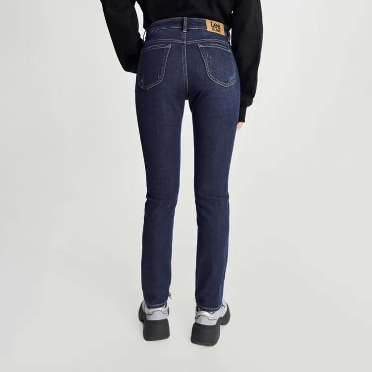 Lee FW24 Jeans Women's Medium Dark Blue-4