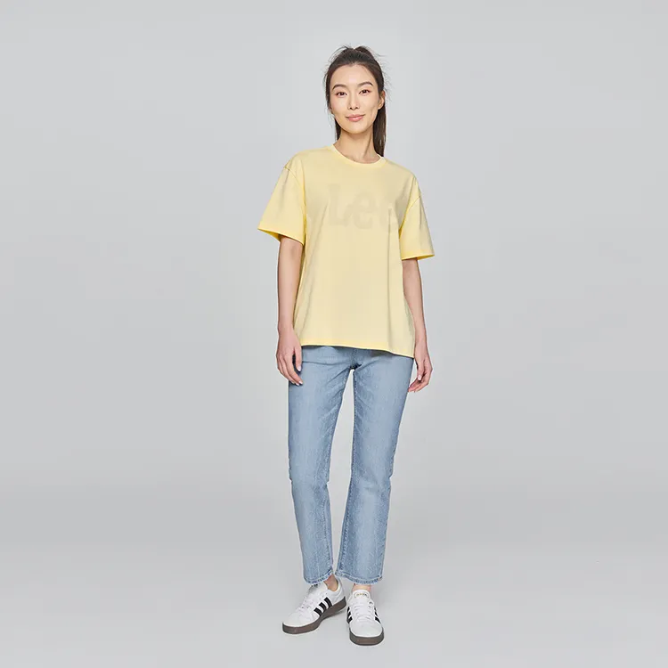 Lee T Shirts Women's Yellow-2