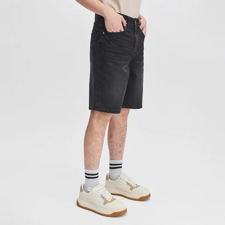 Lee Denim Shorts Men Black-4
