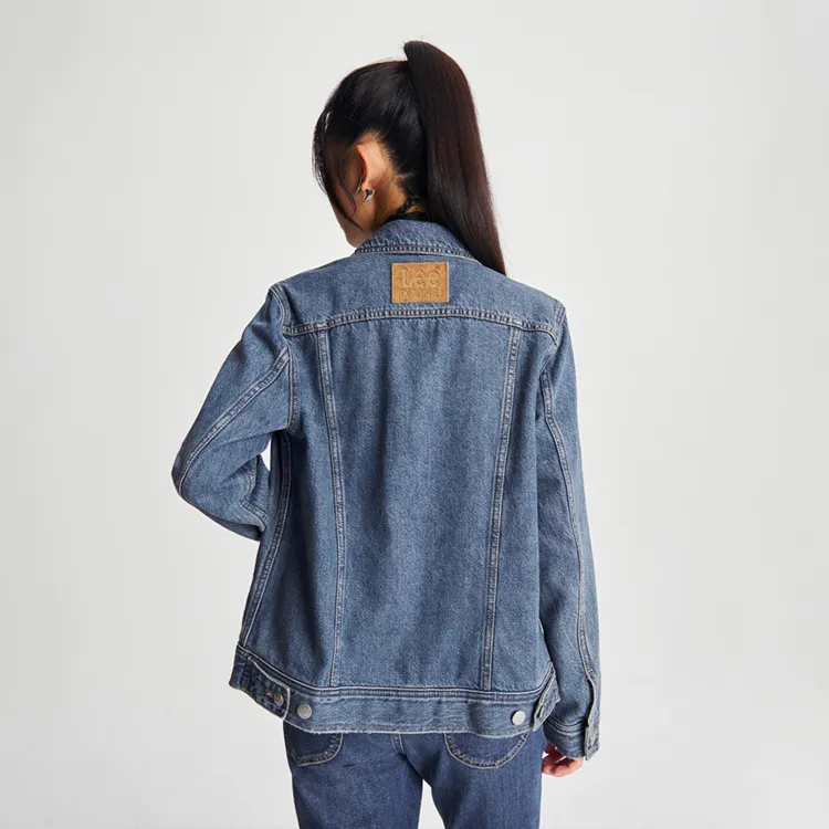 Lee Denim Jacket Women's Vintage Medium Blue-2