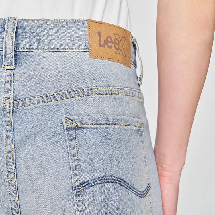 Lee SS25 Denim Shorts Men's Light Blue-7