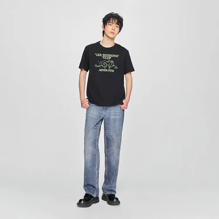 Lee T Shirts Men Black-2