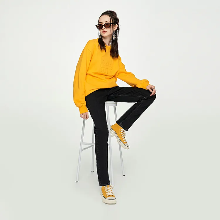 Lee Xline Sweatshirts Unisex Yellow-5