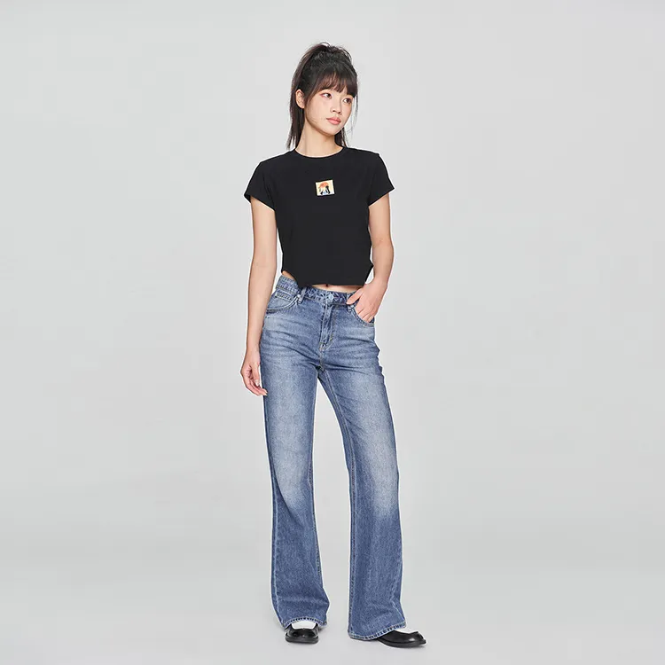 Lee T Shirts Women's Black-2