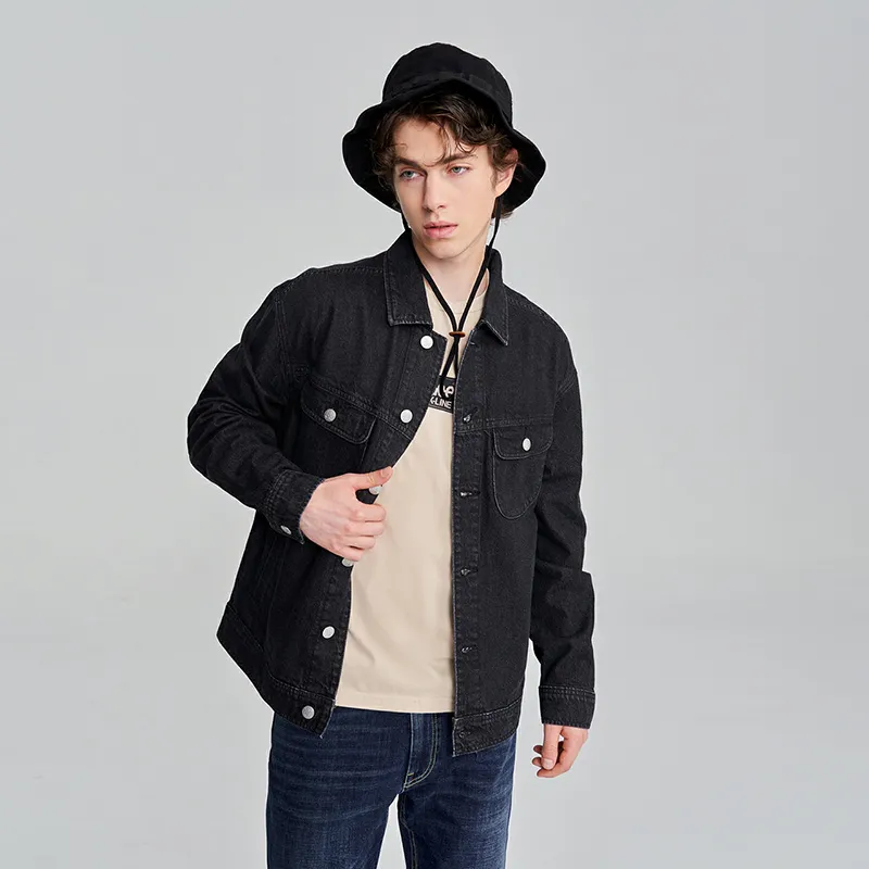 Lee Xline Denim Jacket Men's Black-5