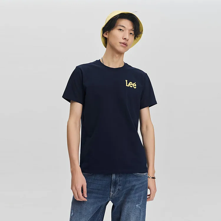 Lee T Shirts Men Navy Blue-2