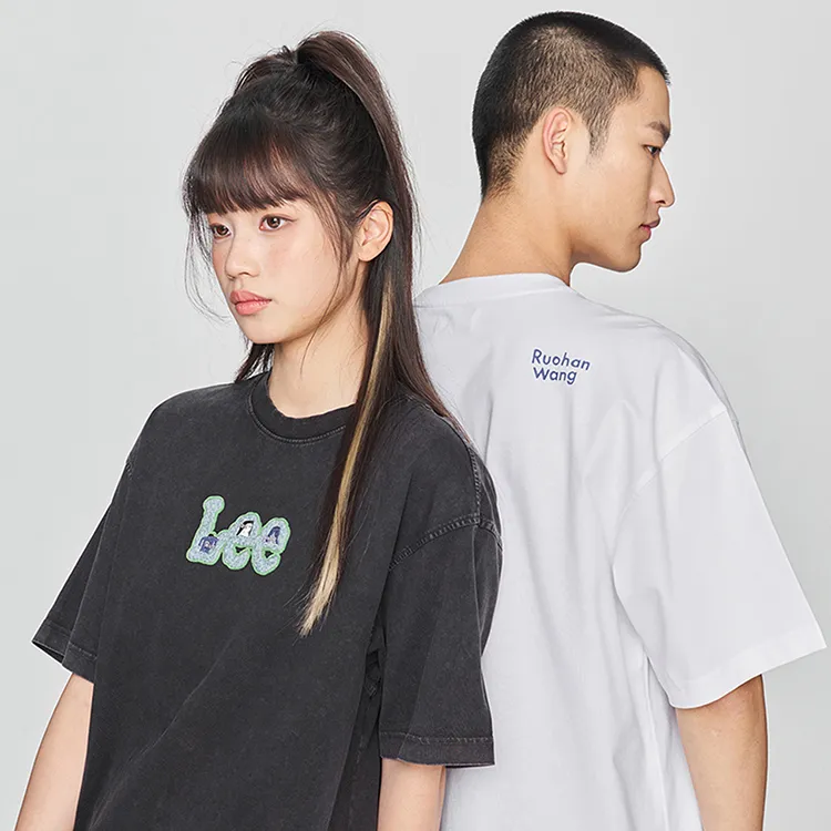 Lee T Shirts Unisex Black-2