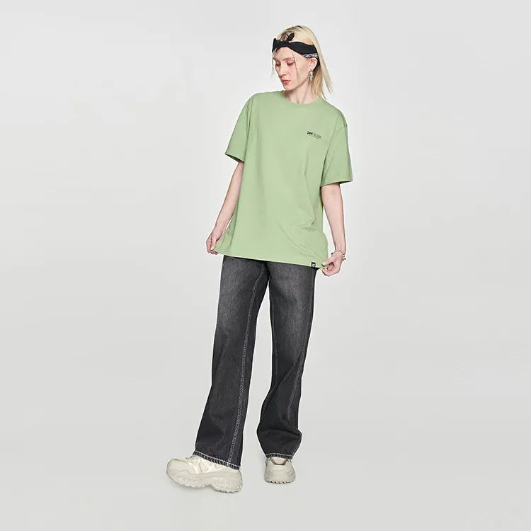 Lee T Shirts Unisex Green-5
