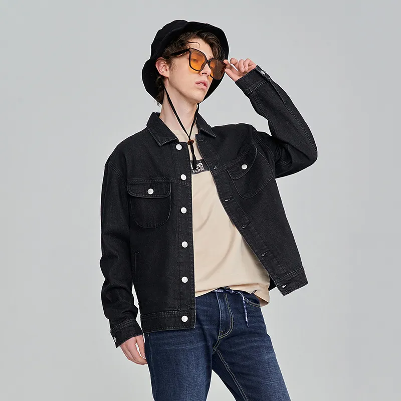 Lee Xline Denim Jacket Men's Black-2