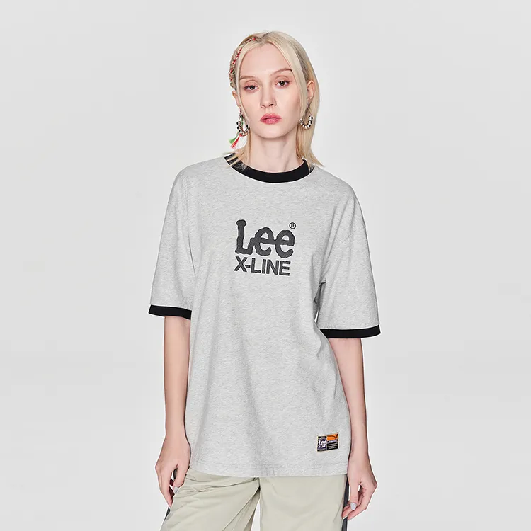 Lee Xline T Shirts Unisex Gray-5