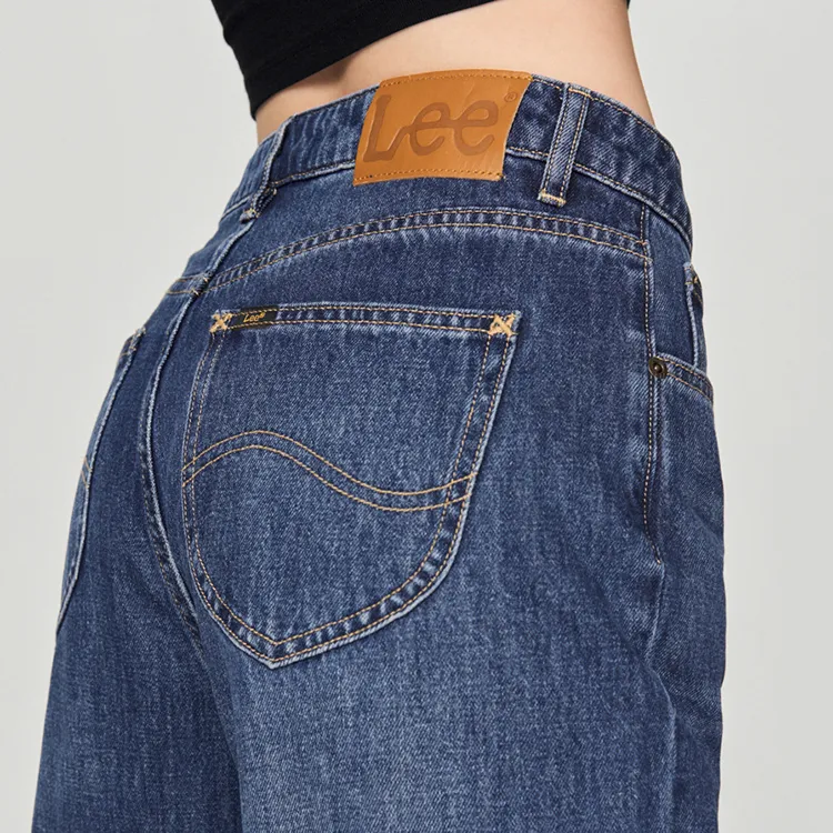 Lee FW24 Jeans Women's Medium Dark Blue-5