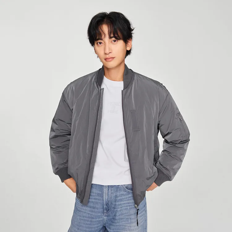 Lee FW24 Down Jacket Men's Iron Gray-4