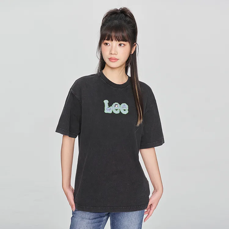 Lee T Shirts Unisex Black-5