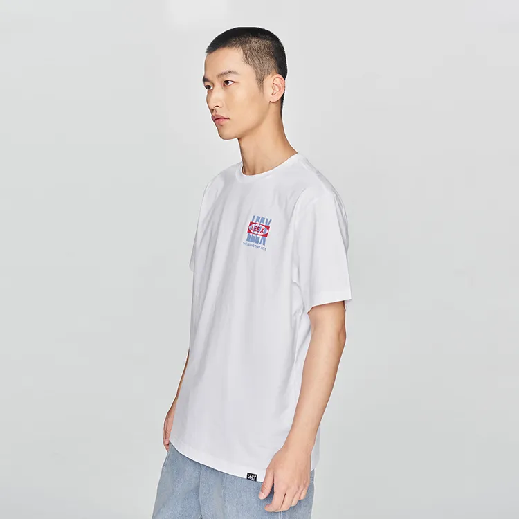 Lee T Shirts Men White-2