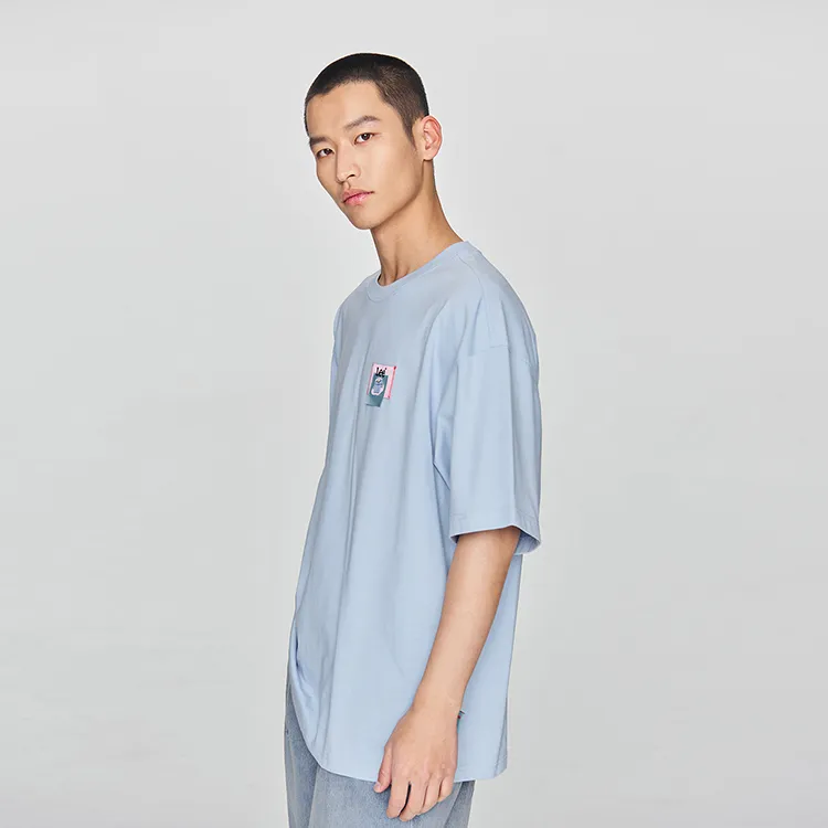 Lee T Shirts Unisex Sky Blue-6