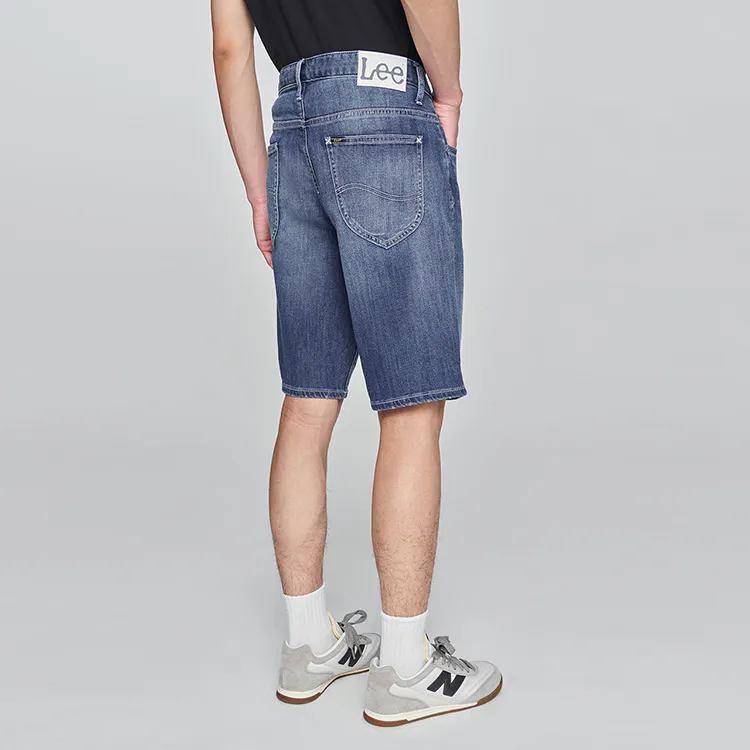 Lee Denim Shorts Men Medium Blue-5