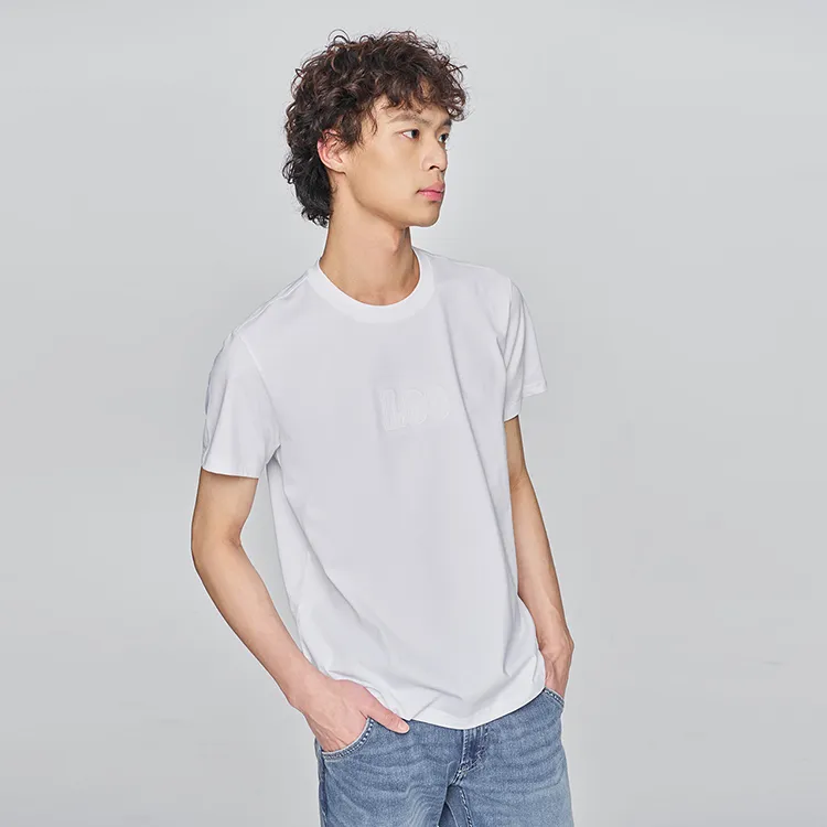 Lee T Shirts Men White-4