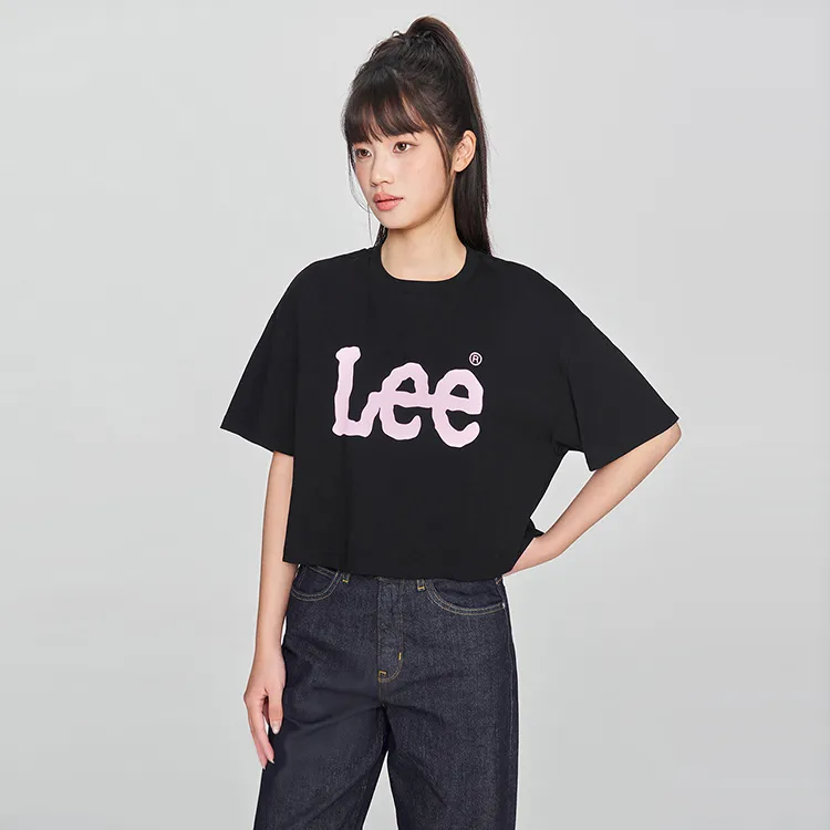 Lee SS25 Regular T Shirt Women's Black-3