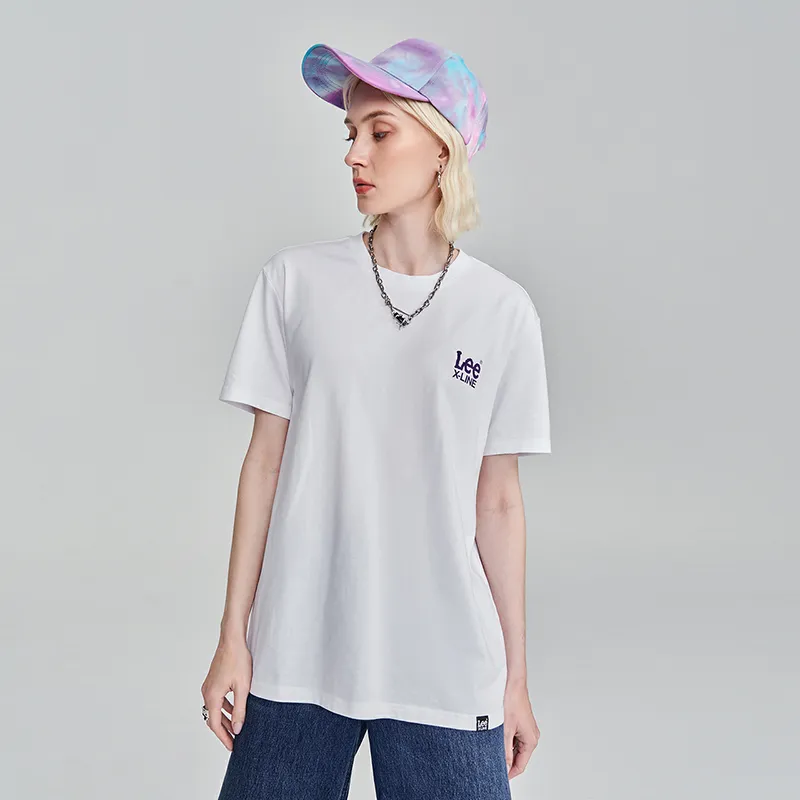 Lee Xline T Shirts Unisex White-2