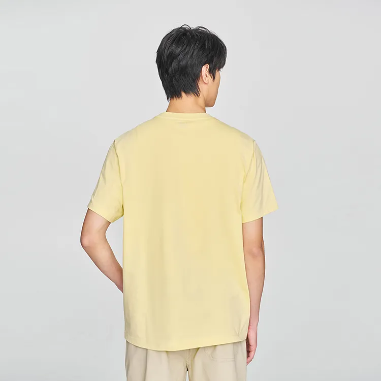 Lee T Shirts Unisex Yellow-3