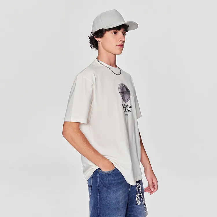 Lee Xline T Shirts Men Ecru-6