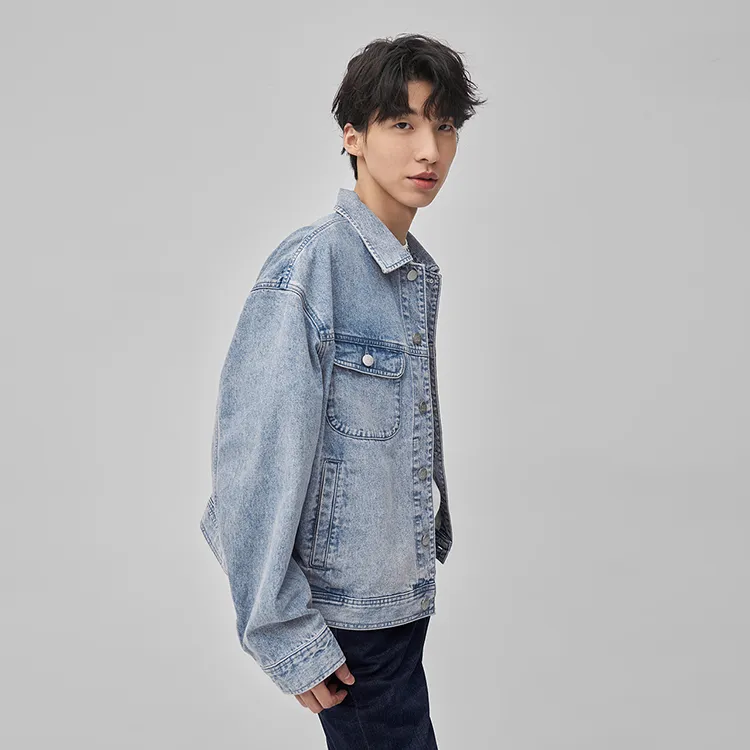 Lee Xline Denim Jackets Unisex Light Blue-5