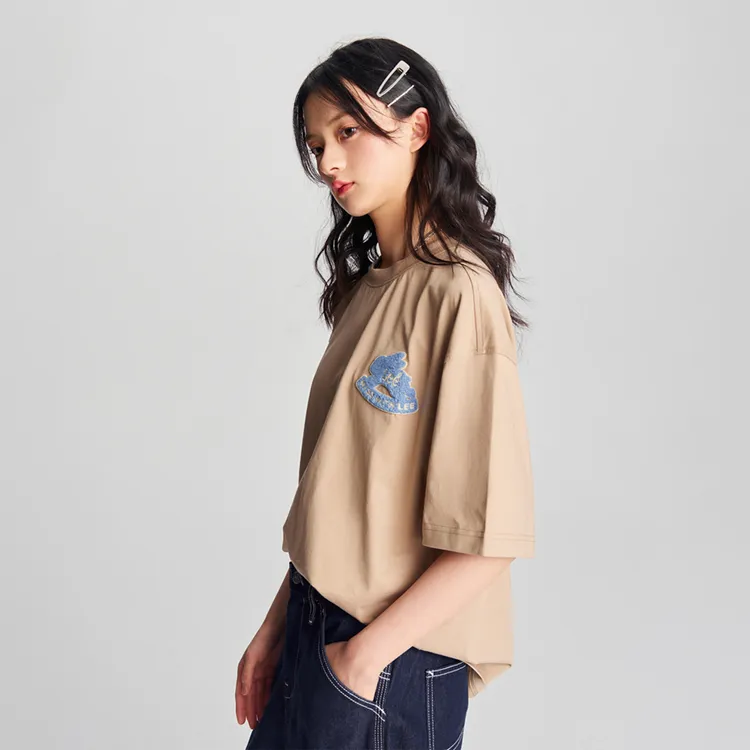Melting Sadness X Lee T Shirts Unisex Khaki-3